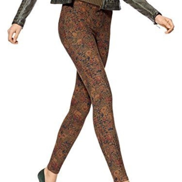 Suede-like Botanic Leggings. price is firm. - Picture 3 of 8